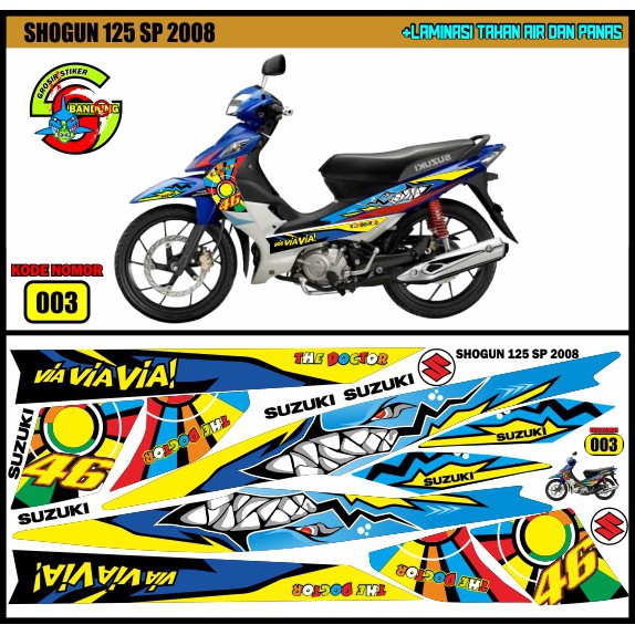 STRIPING VARIASI SUZUKI SHOGUN 125 SP