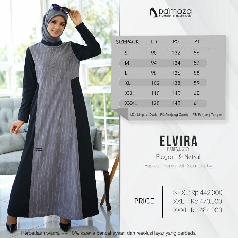 gamis elvira by Damoza