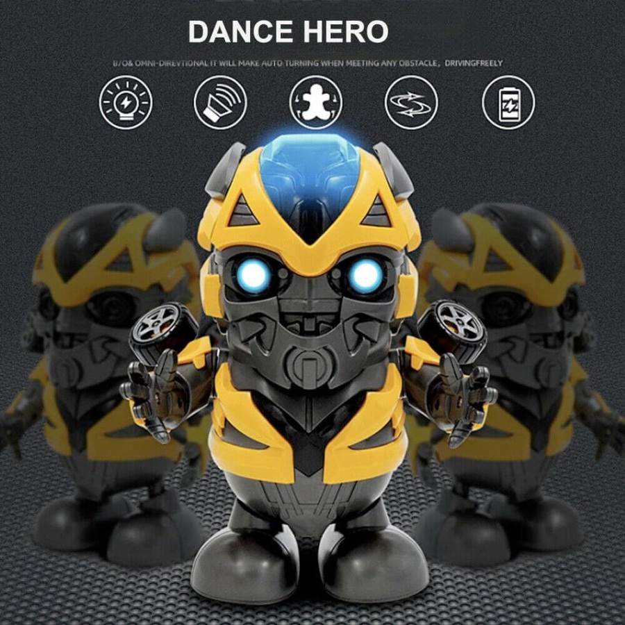 Mainan Robot Bumblebee | Smart Dance Robot with Music Dacing M153B