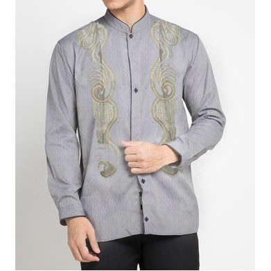 BAJU KOKO PRIA LENGAN PANJANG DEWASA TERBARU GAMIS COWOK TERBARU 2021 BAJU BORDIR KHABIB