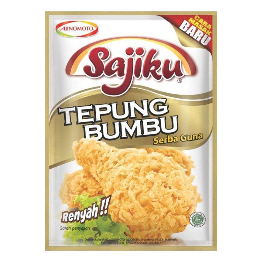 

SAJIKU TEPUNG BUMBU SERBAGUNA 250gr