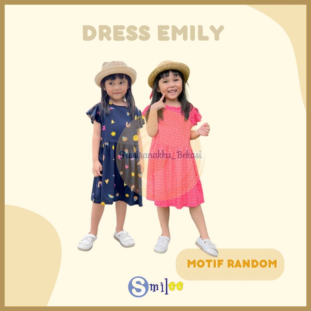 Daster Rayon Anak Smilee Emily Size 1-5Tahun