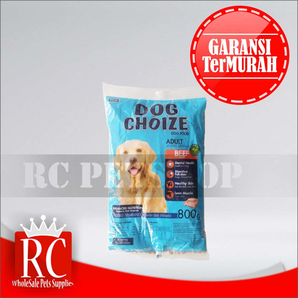 Makanan Anjing Dog Choize Food 800 Gram BEEF