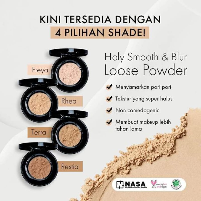 looke loose powder/looke loose powder mini/loose powder looke/bedak looke/bedak tabur looke/bedak na