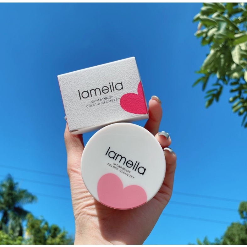 Lameila Bedak Tabur Loose Powder Pengontrol Minyak Wajah Anti Air  dan Tahan Lama 5206