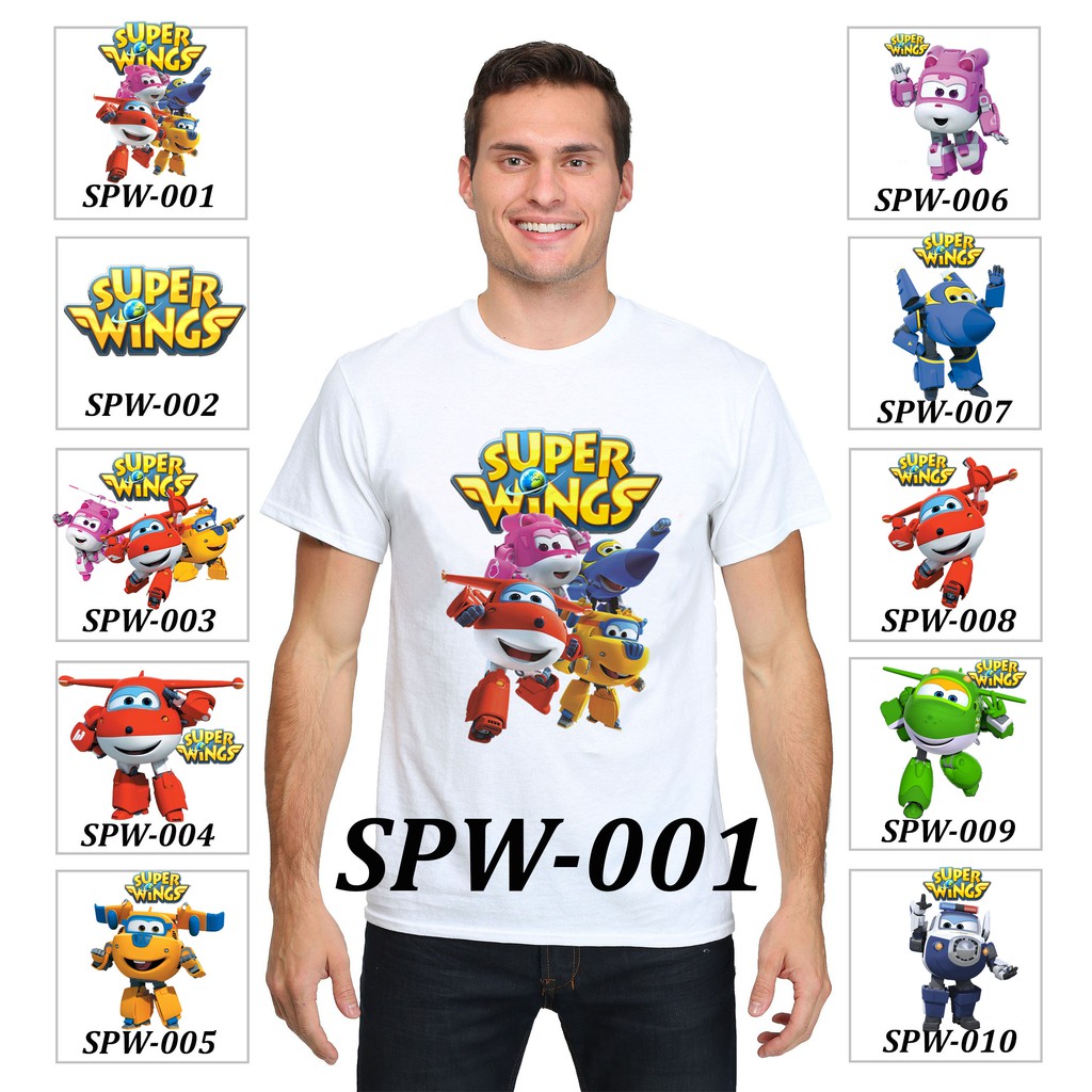 FREE CUSTOM NAMA!! Kaos Super WIngs