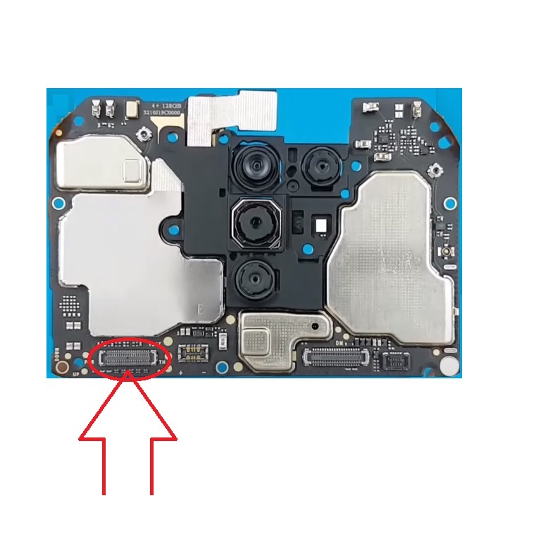 KONEKTOR LCD XIAOMI REDMI 9 REDMI 9 PRIME 40 PIN FPC LCD CONNECTOR 1 PCS