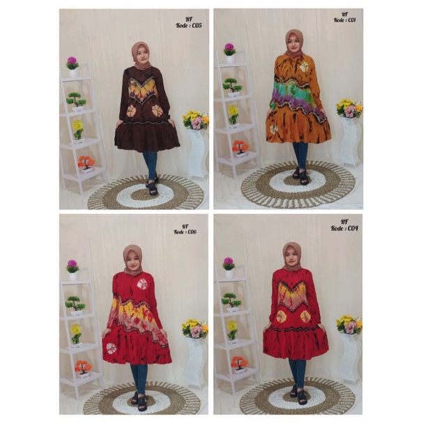 ATASAN TUNIK RAYON REMPEL SASIRANGAN