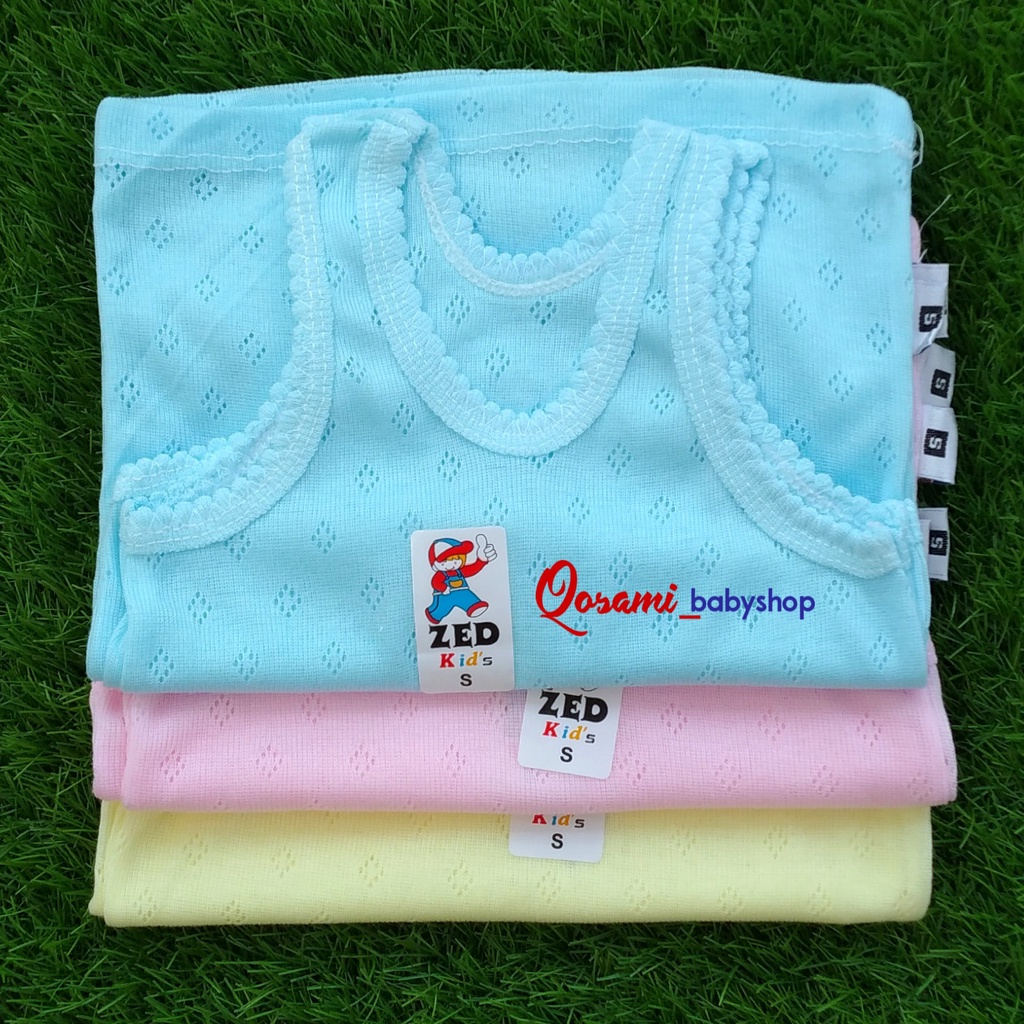 ZED KIDS 6 pcs Warna Kaos Dalam Anak - Anak  Uk S, M, L , XL SNI