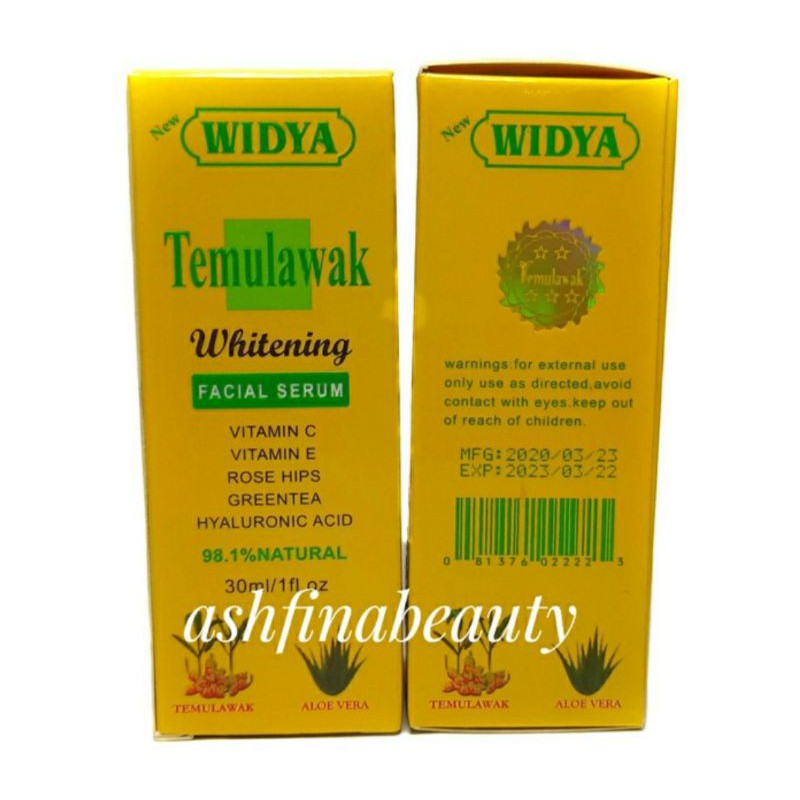 SERUM TEMULAWAK WIDYA ALOEVERA 30ml