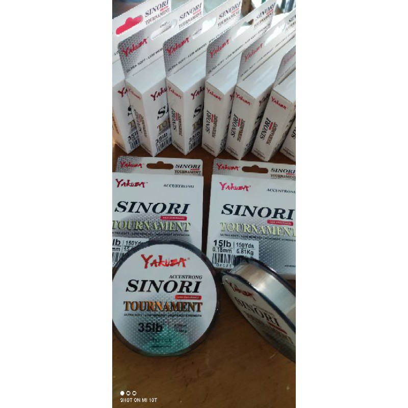 Senar pancing Yakuza Sinori Tournament 150yds