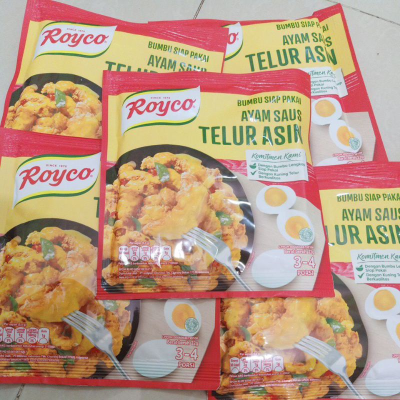 royco saus telur asin,per pcs.