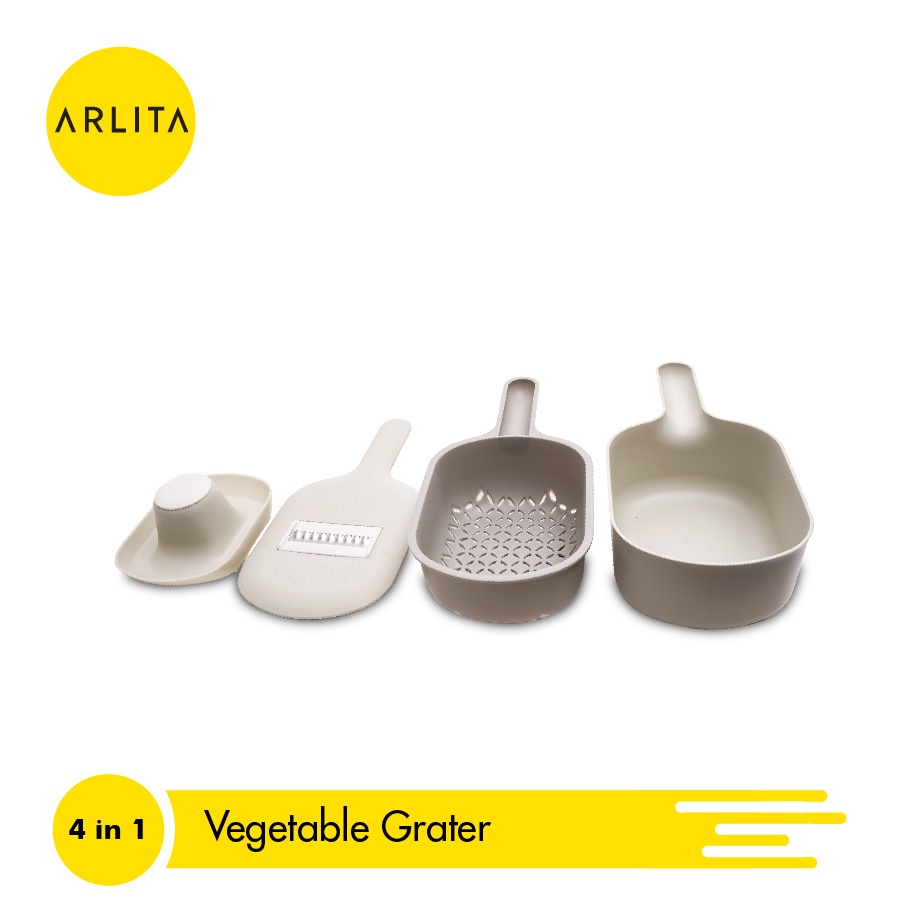 ARLITA VEGETABLE GRATER 4 IN 1 AVG-41 Parutan atau Pemotong Sayur Multifungsi