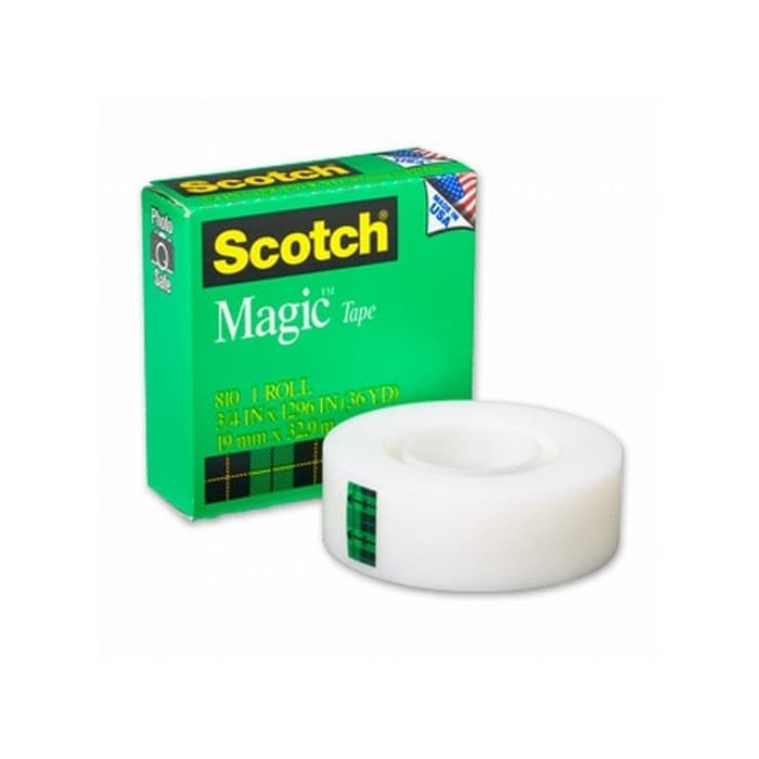 

Termurah 3M Magic Scotch Tape 810 (Isolasi) 3/4" x 36Y - Harga Isolasi Bening Terlaris