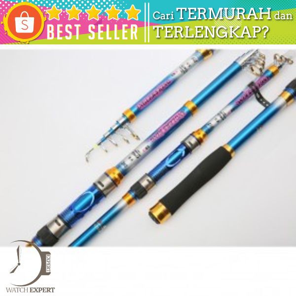 Joran Pancing Portable Telescopic Epoxy Resin 2.7M/6 - Yuelong Biru