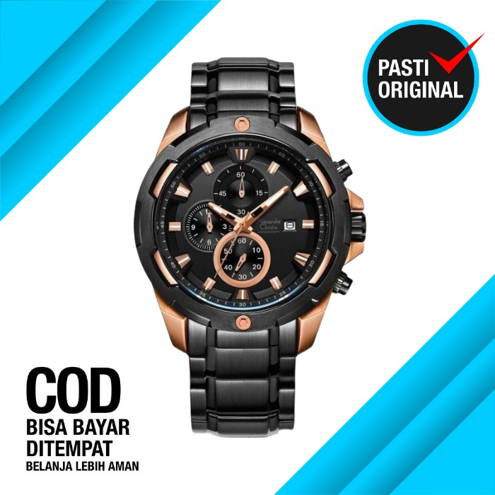JAM TANGAN PRIA ALEXANDER CHRISTIE AC 6305  / JAM TANGAN ALEXANDRE CHRISTIE AC 6305 ORIGINAL