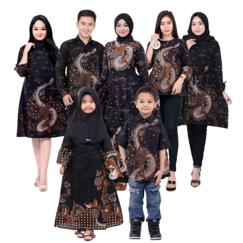 Distributor Motif Naga Gede Baju Batik Couple Keluarga Seragam Gamis Blouse Anak Putri Hem Kemeja Tunik Dress b8LLeQ3IQGDkGar