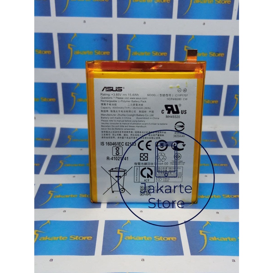 Batre Baterai Original Hp Asus Zenfone Max M1 ZB555KL C11P1707 X00PD Battery Tanam