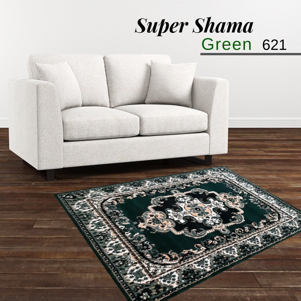 KARPET SUPER SHAMA 100X150 SS621 GREEN