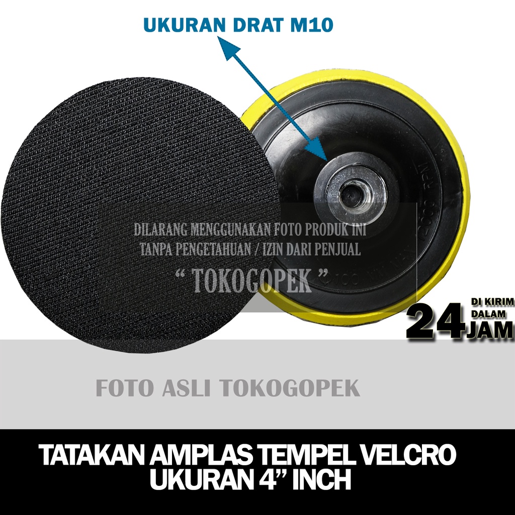 KONEKTOR ADAPTER GERINDA / GURINDA TATAKAN AMPLAS BULAT MESIN - 1PC