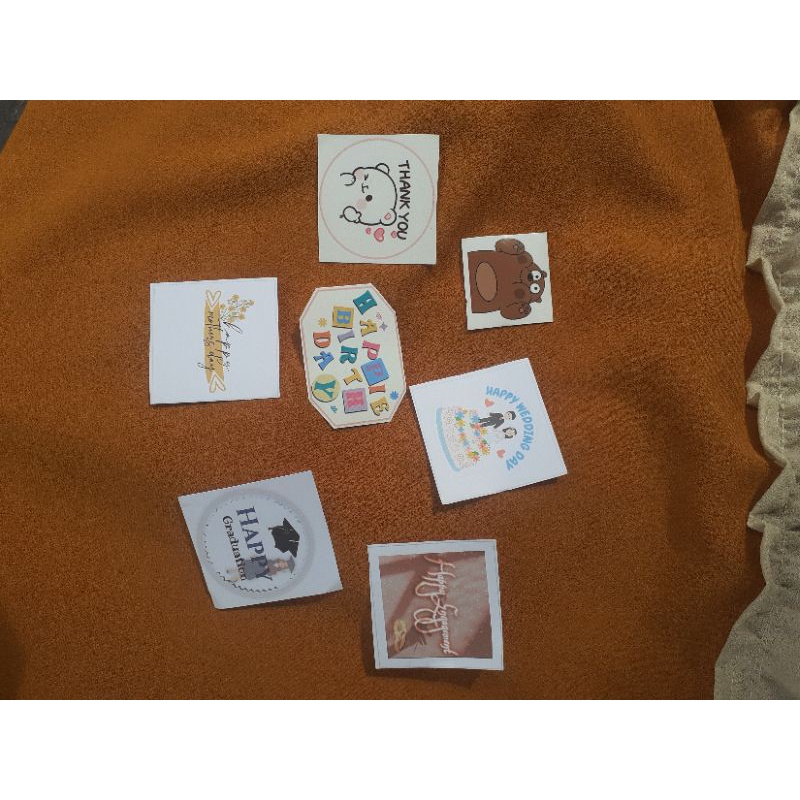 

Stiker atau kartu ucapan