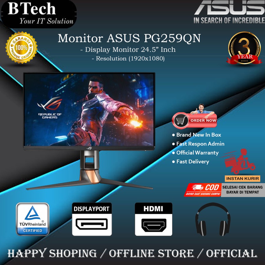 Monitor ASUS ROG Swift PG259QN 24.5"