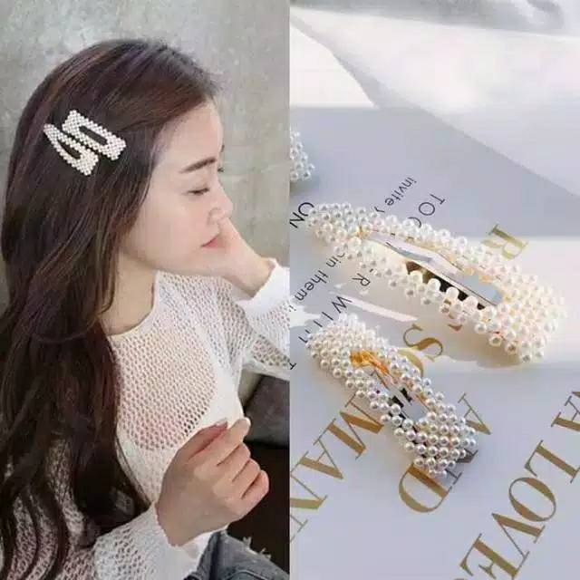 Jepitan Korea/ jepitan kerudung/ jepit kekinian / jepit korea / jepitan murah / jepit mutiara