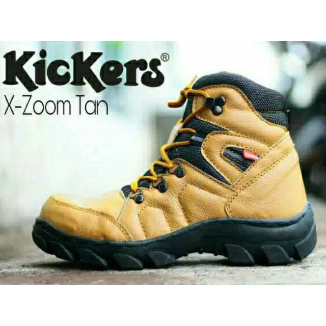 SEPATU BOOTS PRIA SEPATU SAFETY KICKERS X ZOOM KULIT ASLI ORIGINAL