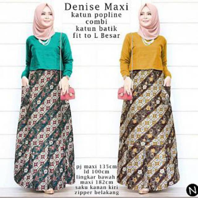 CTN Baju wanita Maxi DENISE 8620