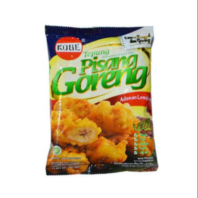

KOBE TEPUNG PISANG GORENG BUMBU PUTIH 210 gr - Tepung Bumbu Instan