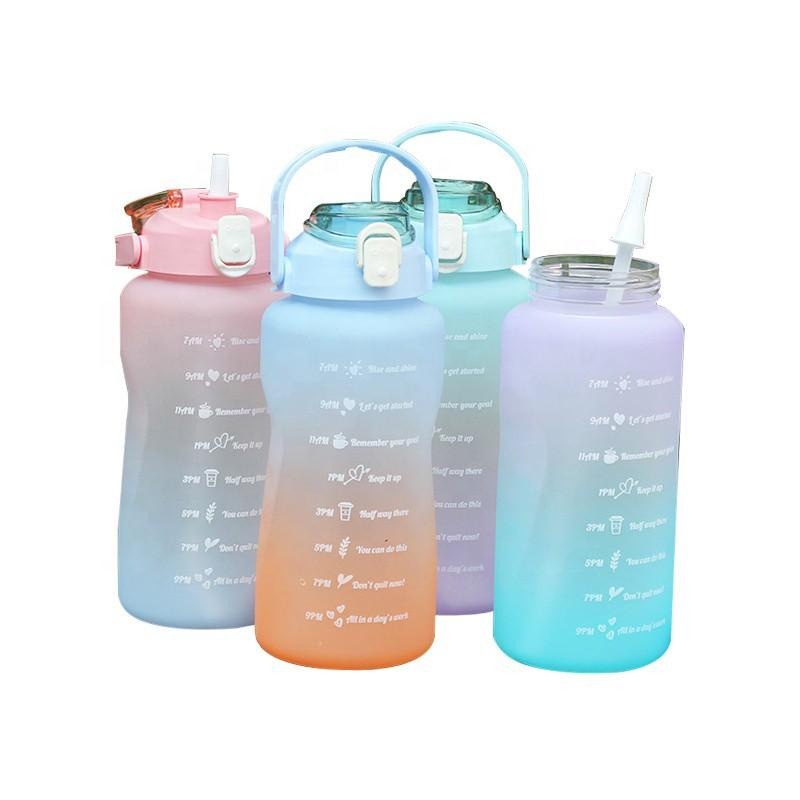 FREE STIKER!!!!! Botol Minum 2 Liter 2000ML Korea VIRAL Botol MotivasI / Botol Minum Beruang Lucu