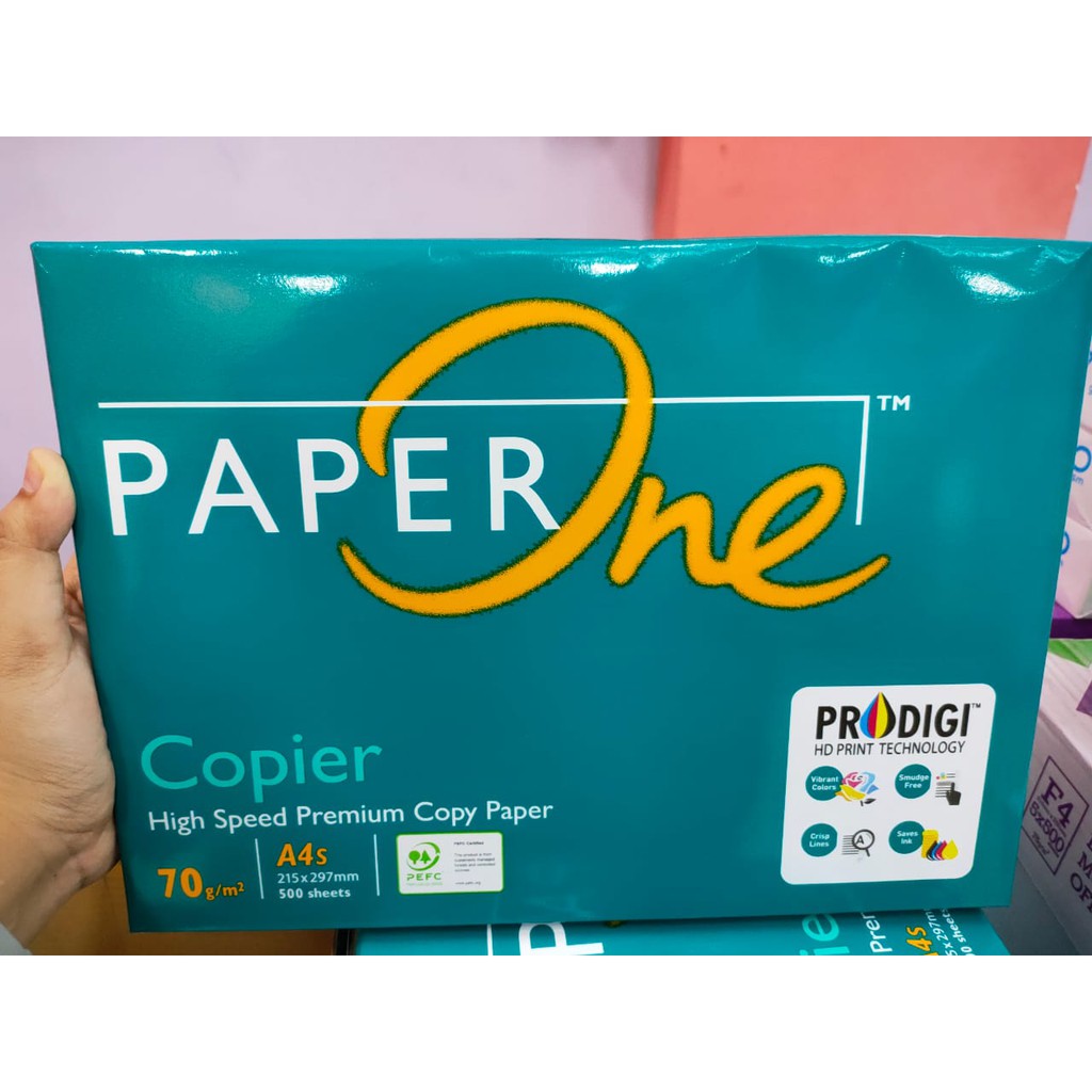 

PAPER ONE KERTAS FOTO COPY A4S 70 GSM