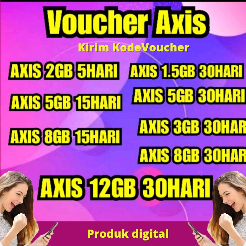 ISI ULANG KUOTA AXIS kirim KodeVoucher