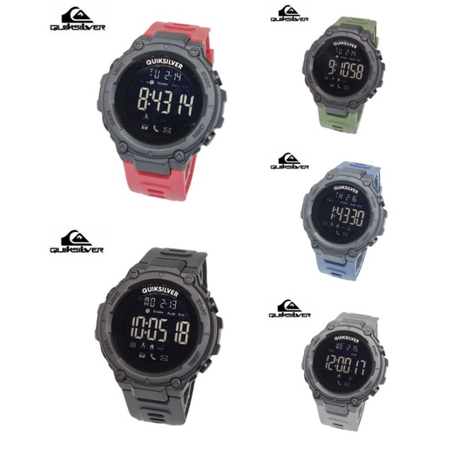 [DGS] Jam Tangan Pria QuikSilver Skymax Digital Strap Rubber