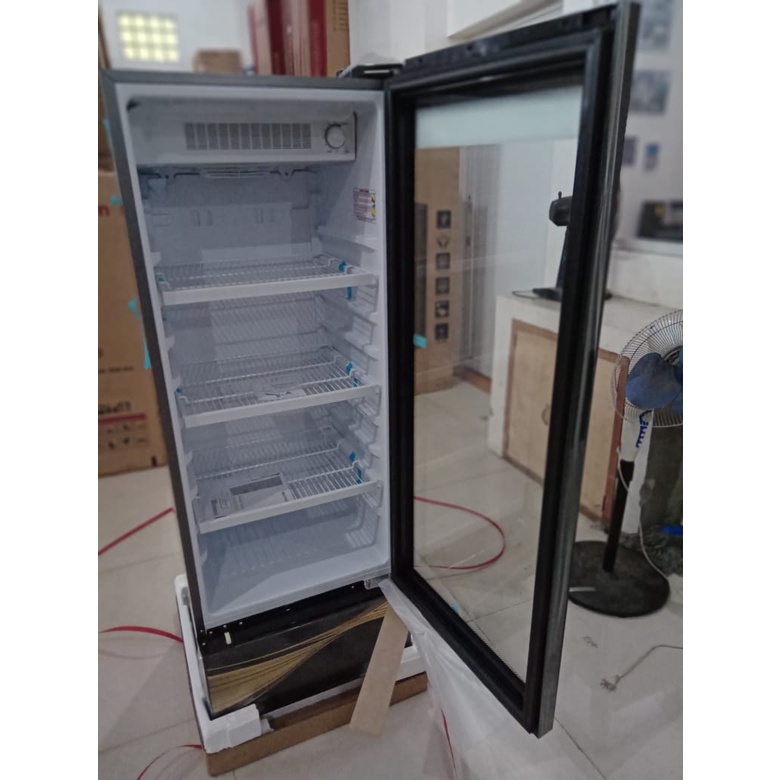 SHOWCASE POLYTRON SCN 188 X 3 RAK DISPLAY COOLER KULKAS LOW WATT