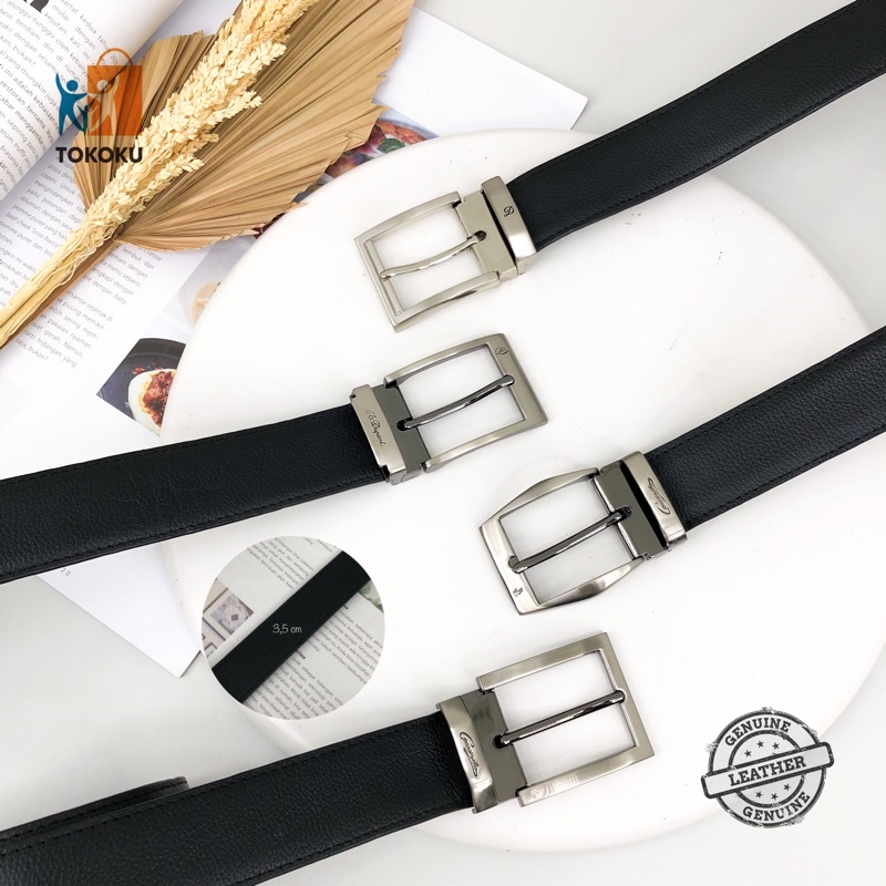 Ikat Pinggang Pria Sabuk Kulit ASLI Sabuk Tusuk Import 4 - 67