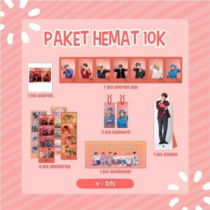 PAKET HEMAT 10K BTS Light || PERSONA || LOVE YOURSELF