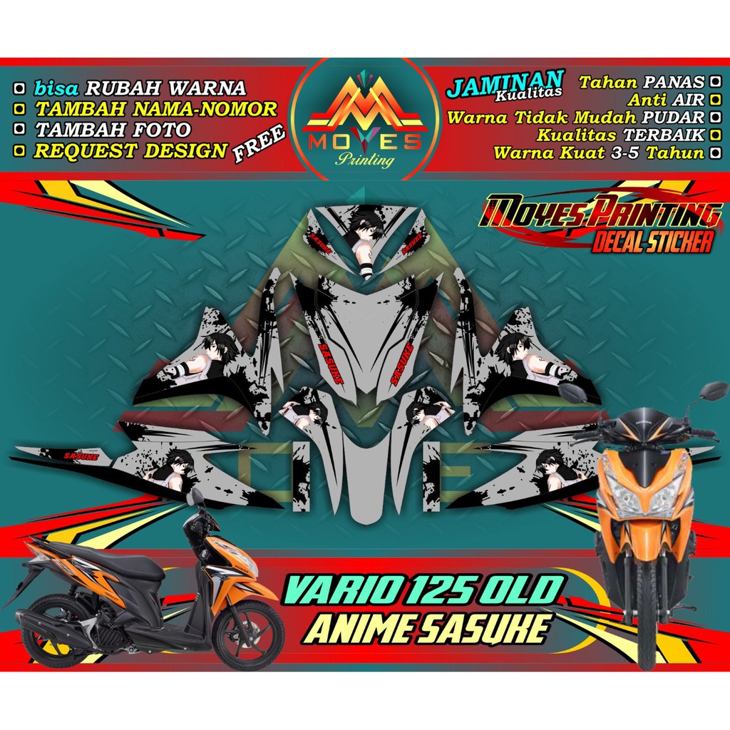 stiker motor vario 125 full body decal stiker motor vario 125 full body stiker vario 125 old anime s