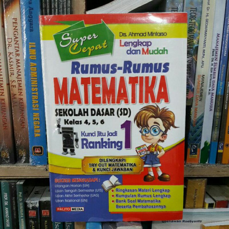 RUMUS RUMUS MATEMATIKA SD kelas 4. 5. 6