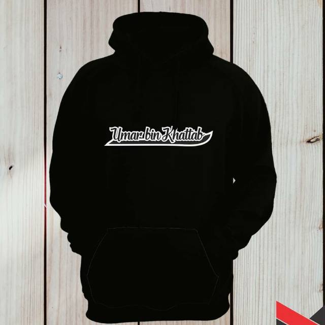 JAKET SWEATER HOODIE DAKWAH ISLAMI UMAR BIN KHATTAB