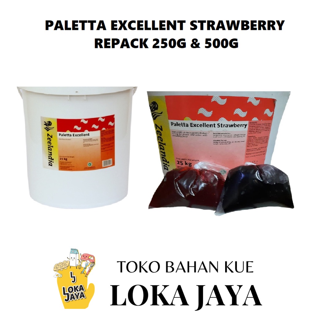

PALETTA EXCELLENT SELAI STRAWBERRY & BLUEBERRY TIMBANG 500 GR