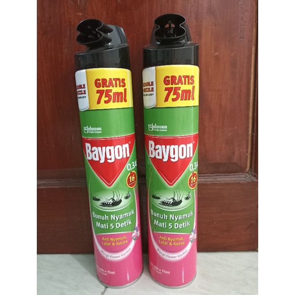 Jual Baygon Cherry Blossom 600ml Baygon Flower Garden 600ml75ml