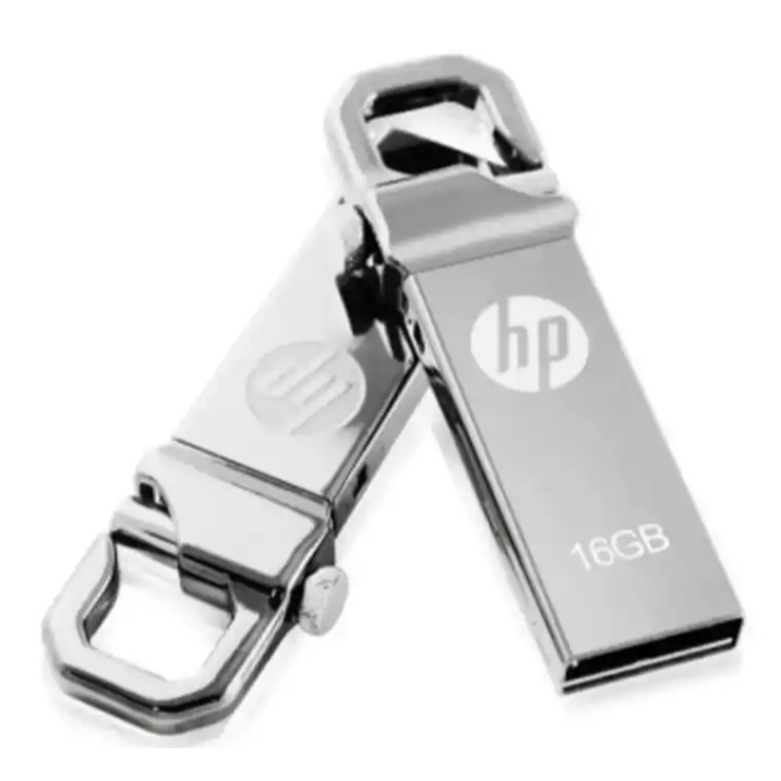 Flashdisk / Flash Drive / Usb Drive HP 4GB / 8GB / 16GB / 32GB / 64GB Flash Drive HP- 4GB / 8GB / 16GB / 32GB / 64GB Usb Drive -All Smartphone / Laptop-Silver