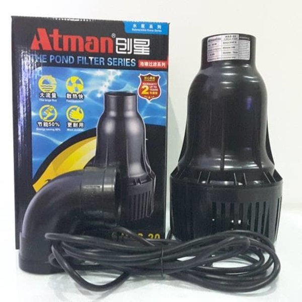 Mesin Pompa Air Celup Big Flow LOW WATT ATMAN HA20 HAS20 HAS 20 HA 20 50W Kolam Ikan Fish Pond