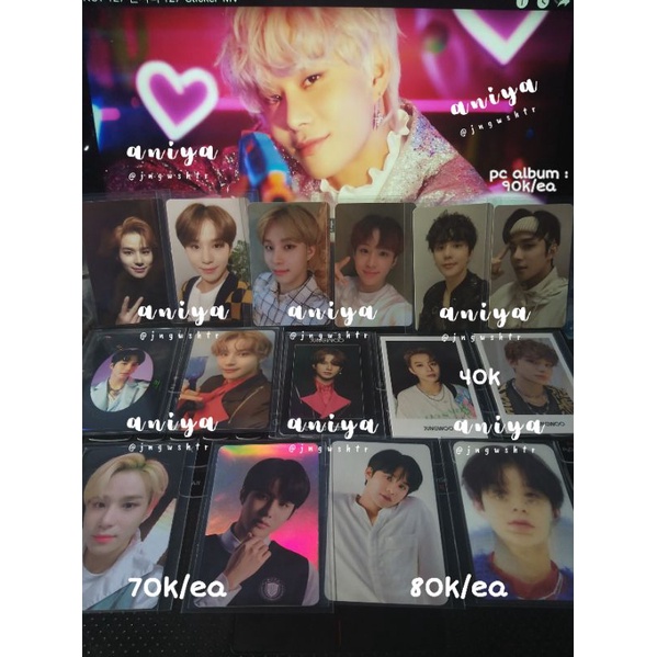 PC PHOTOCARD JUNGWOO t ver future lenti only reso pt.2 id b2s 2021 welkit 2020 photopack pp selca ko