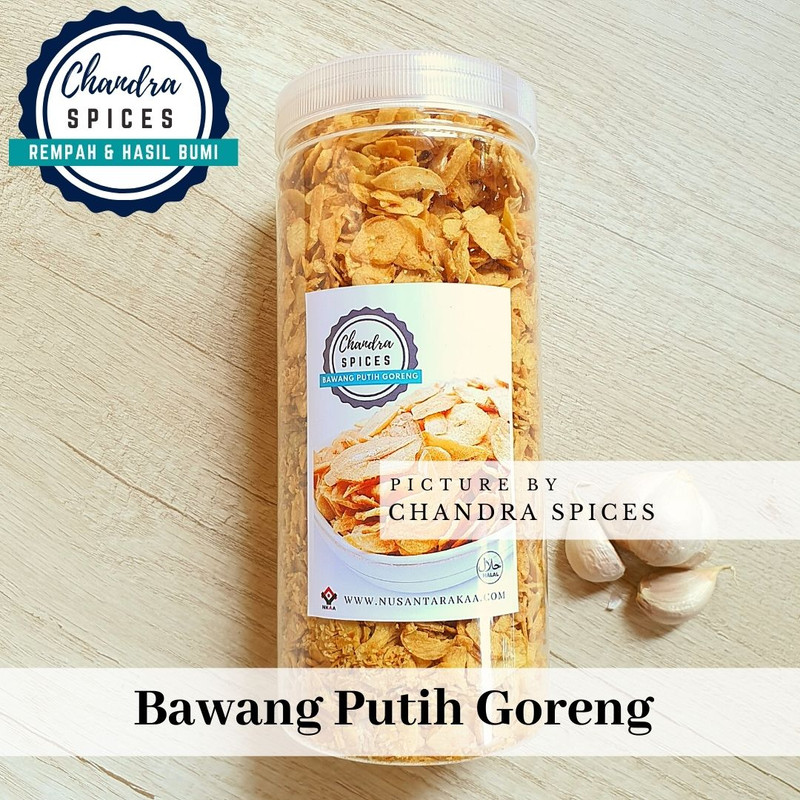 

Bawang putih goreng 500 gr (botol)