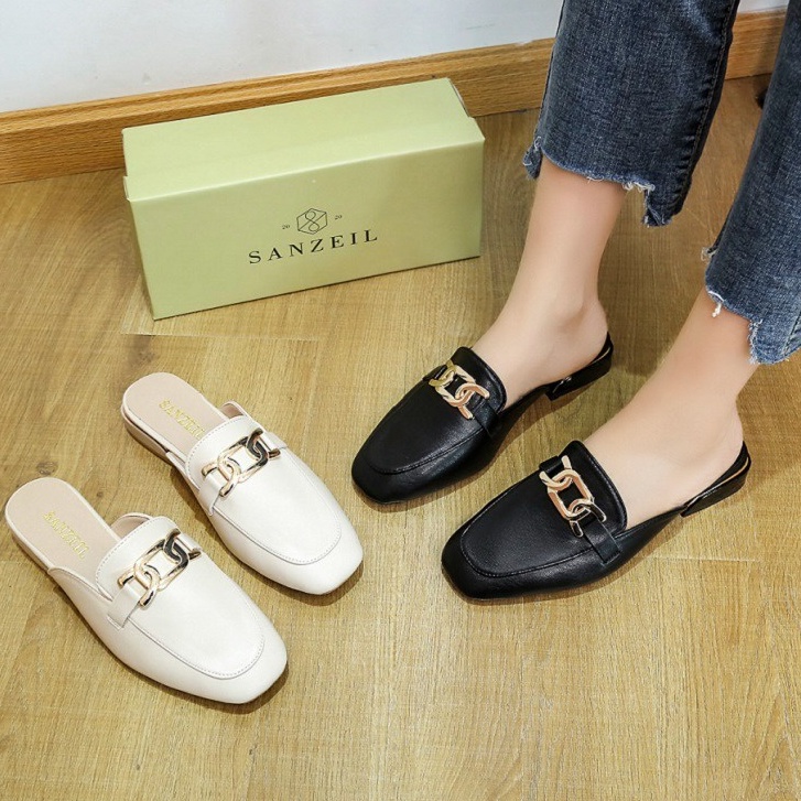 Sendal Flat Wanita GO14 Sendal Abigaal Import