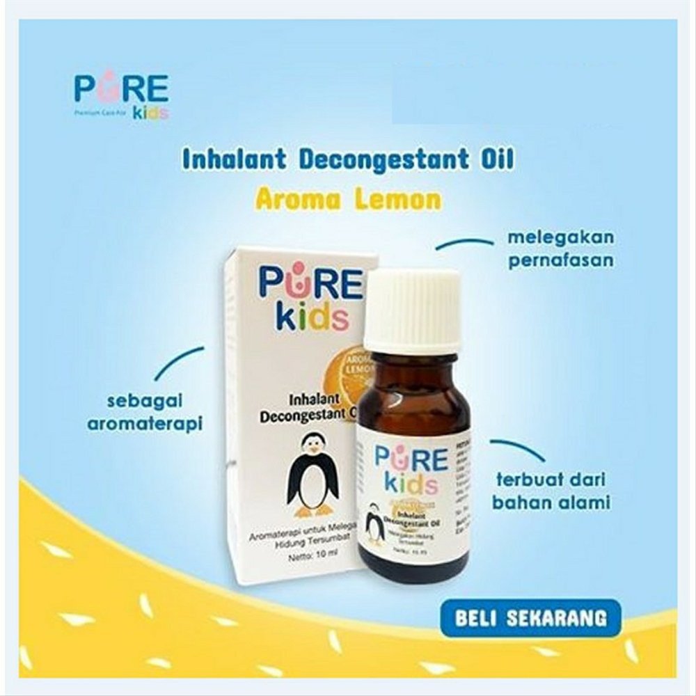 ure Kids Inhalant Decongestant Oil 10ml - Pelega Hidung Anak (Ready Varian Aroma)