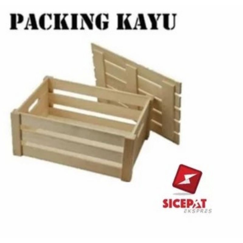 Packing Kayu Monitor 19-24 Inch Khusus Si Cepat