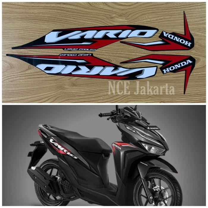 Emblem Stiker Striping Vario Techno 125 Fi 2020 Hitam